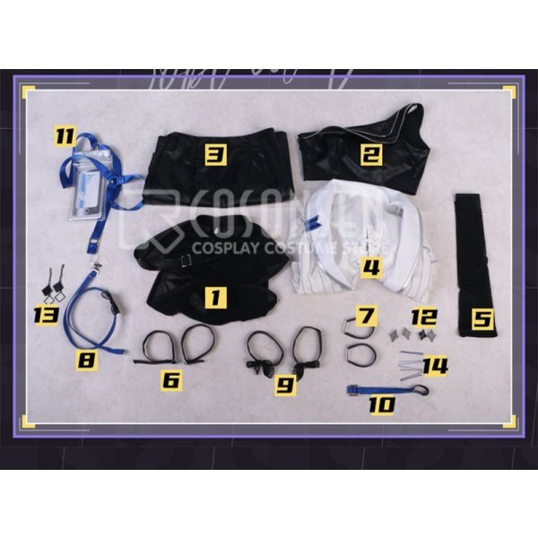 画像10: バーチャルYouTuber Vtuber Sophia Valentine ソフィア・ヴァレンタイン コスプレ衣装 (10)