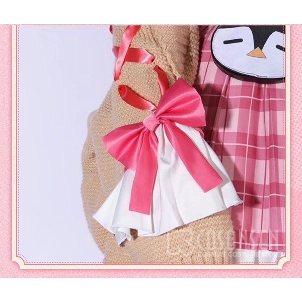 画像9: バーチャルYouTuber Vtuber Petra Gurin ペトラ・グリン 新衣装 格子縞 コスプレ衣装 (9)