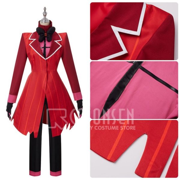 画像6: ハズビン・ホテル Alastor アラスター コスプレ衣装 (6)