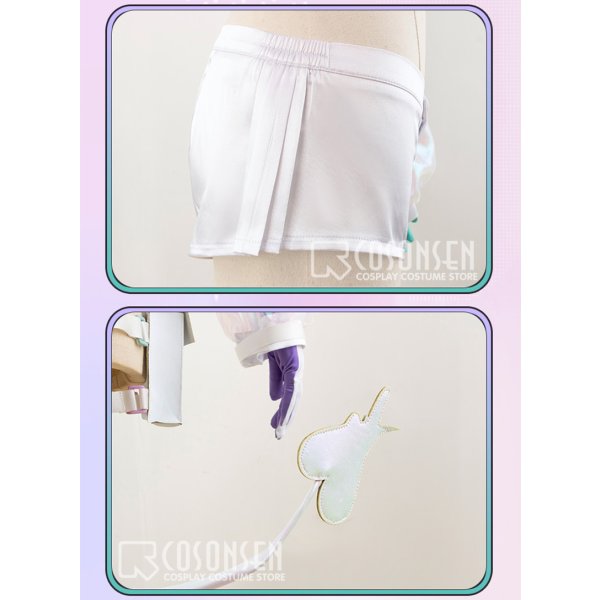 画像9: 【25%OFF】ホロライブ hololive 常闇トワ サイバー風 新衣装 コスプレ衣装 (9)