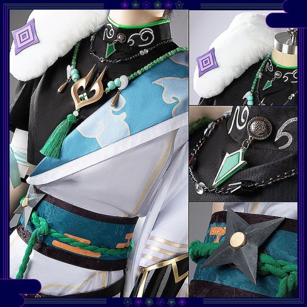 画像4: バーチャルYouTuber Vtuber 叢雲カゲツ 変身後 コスプレ衣装 (4)