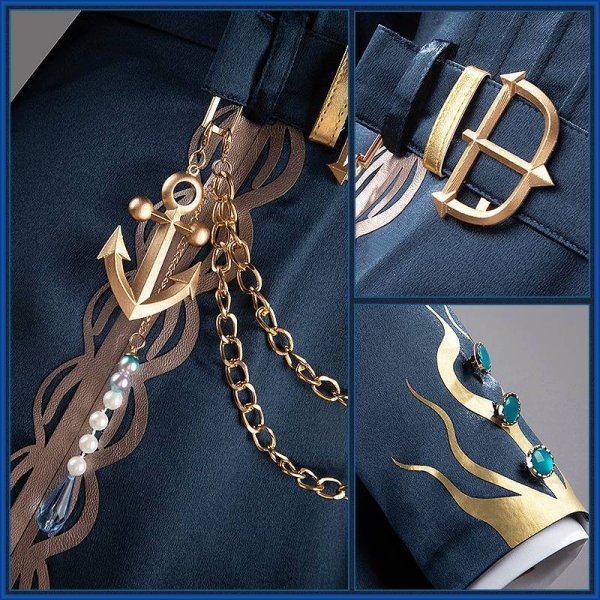 画像13: 第五人格 IdentityV 作曲家 フレデリック・クレイバーグ 幽霊船の帆  コスプレ衣装 (13)