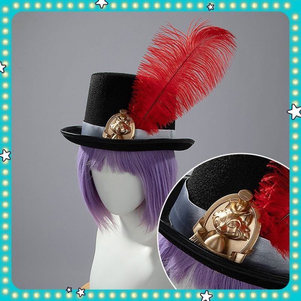 画像15: 【25％OFF】ツイステ風 ハロウィン ステージ・イン・プレイフルランド 〜踊る人形と幻の遊園地〜 フロイド コスプレ衣装 (15)