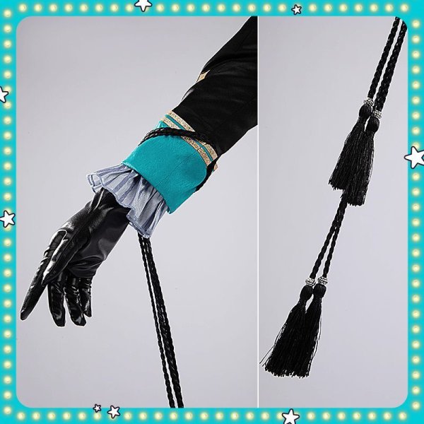 画像6: 【25％OFF】ツイステ風 ハロウィン ステージ・イン・プレイフルランド 〜踊る人形と幻の遊園地〜 フロイド コスプレ衣装 (6)