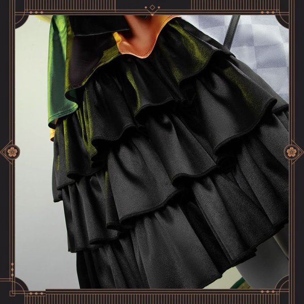 画像18: 【25%OFF】ホロライブ hololive 儒烏風亭らでん コスプレ衣装（羽織付き） (18)