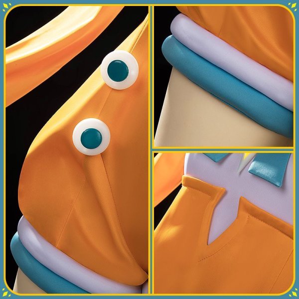 画像9: ウマ娘プリティーダービー UMA STARS ネオユニヴァース 宇宙走娘<コスモピュエラ> コスプレ衣装 (9)