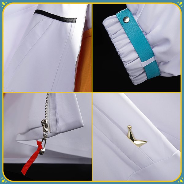 画像8: ウマ娘プリティーダービー UMA STARS ネオユニヴァース 宇宙走娘<コスモピュエラ> コスプレ衣装 (8)