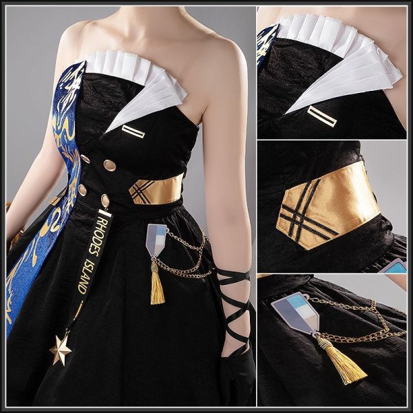 画像6: アークナイツ 2024音律聯覚 不覓浪塵 アーミヤ コスプレ衣装 (6)