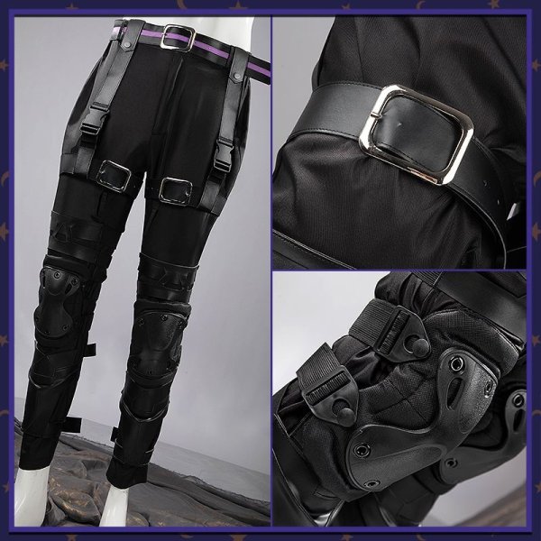 画像16: ツイステ風 「マジカルシフト部 おまけ付き召喚」クラブ・ウェア レオナ コスプレ衣装 (ゴーグル付き) (16)