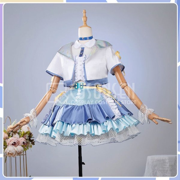 画像5: 学園アイドルマスター 学マス 世界一可愛い私 藤田ことね コスプレ衣装 (5)