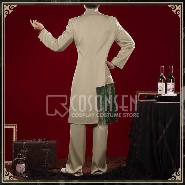 画像5: 【25％OFF】ツイステ風 輝石の国のタピ・ルージュ ジャミル・バイパー コスプレ衣装 (5)