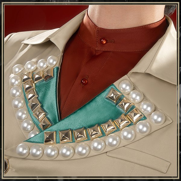 画像7: 【25％OFF】ツイステ風 輝石の国のタピ・ルージュ ジャミル・バイパー コスプレ衣装 (7)