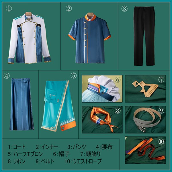 画像26: 【25％OFF】バーチャル YouTuber Vtuber Speciale 渚トラウト コスプレ衣装 (26)