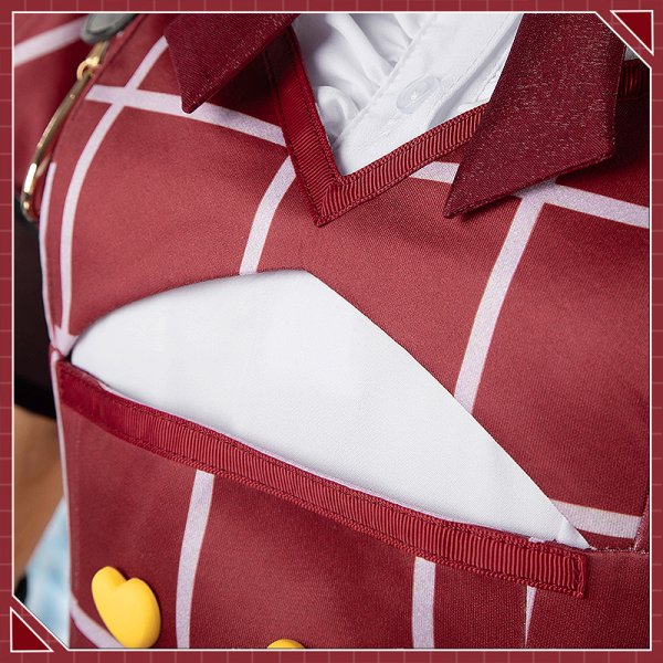 画像10: 【25％OFF】バーチャルYouTuber Vtuber 魔界ノりりむ 『サインはB』MV衣装 コスプレ衣装 (10)