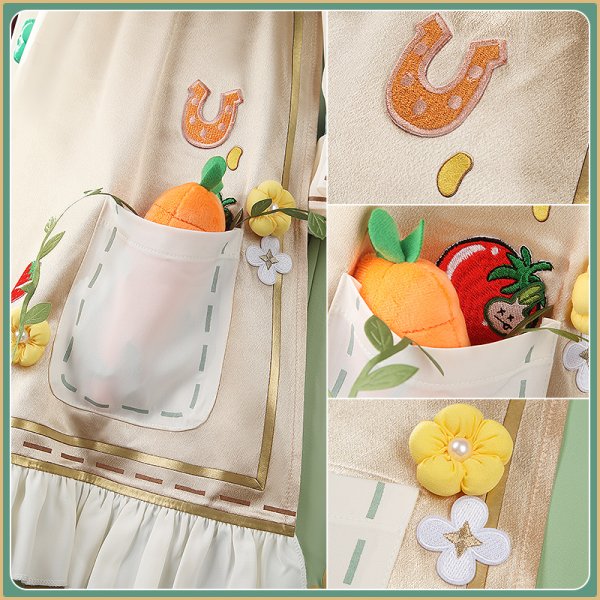 画像14: 【25%OFF】ウマ娘プリティーダービー ライスシャワー 新衣装 コスプレ衣装 (14)