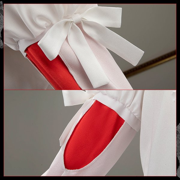 画像9: 【25%OFF】プロセカ 失われてしまったもの 苦痛の綻花 暁山瑞希 コスプレ衣装 (9)