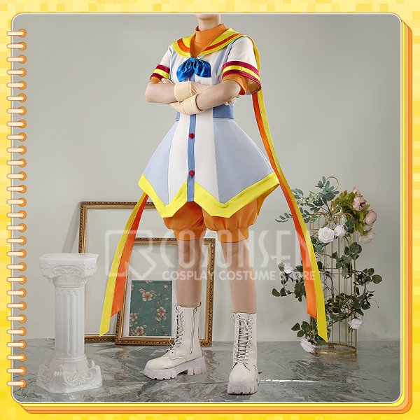 画像3: わんだふるぷりきゅあ! わんぷり 兎山大福 変身した姿 コスプレ衣装 (3)