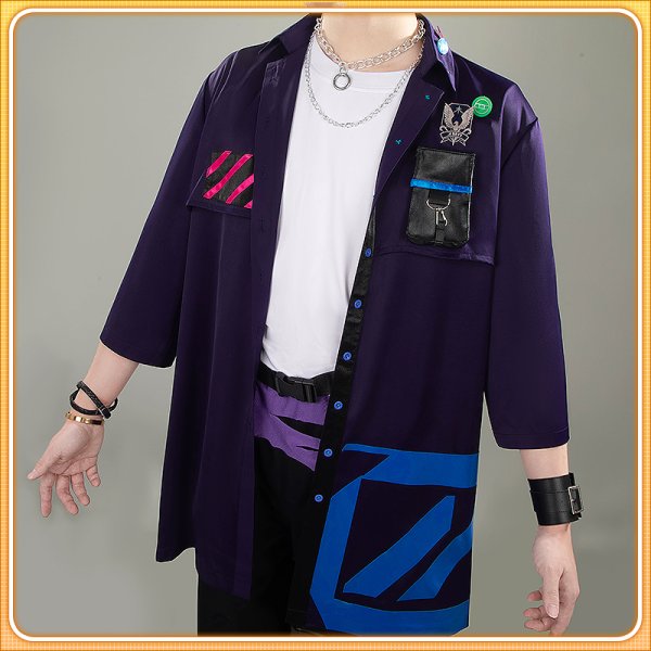 画像8: バーチャルYouTuber Vtuber ネス 新衣装 コスプレ衣装(Tシャツにプリント可能) (8)