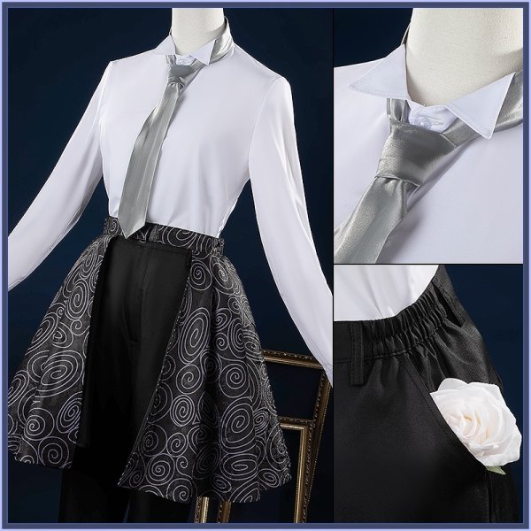 画像14: 【25％OFF&女性S/Mサイズ在庫あり・一週間発送】ツイステ風 「Lost in the Book〜始まりのハロウィーン〜」リドル コスプレ衣装 (14)