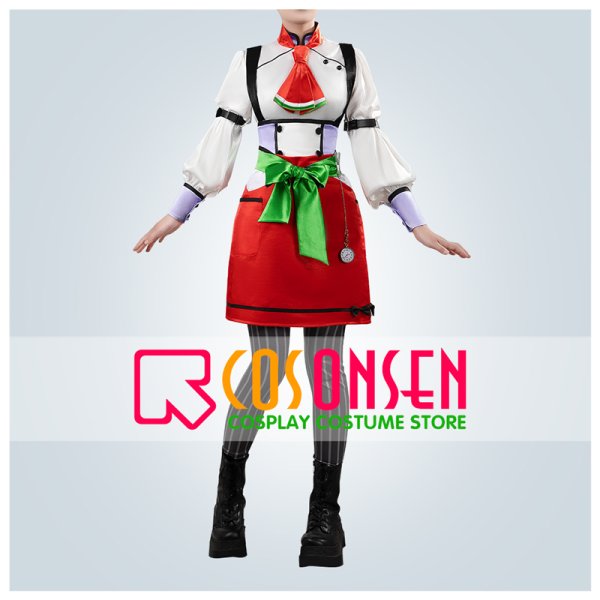 画像1: 【人気商品25％OFF】バーチャルYouTuber Vtuber Speciale すず菜 コスプレ衣装 (1)
