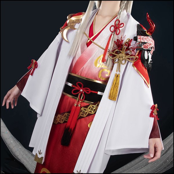 画像7: バーチャル YouTuber Vtuber 甲斐田 鬼化 新衣装 コスプレ衣装 仮面なし (7)