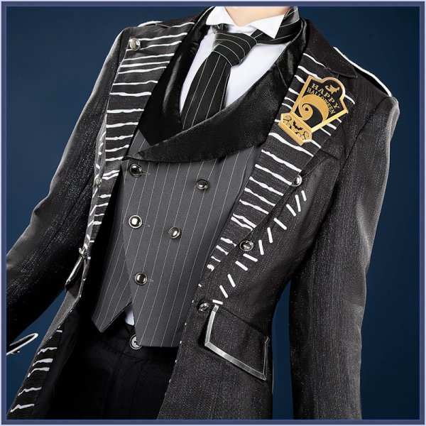 画像6: ツイステ風 「Lost in the Book〜始まりのハロウィーン〜」マレウス コスプレ衣装 (6)