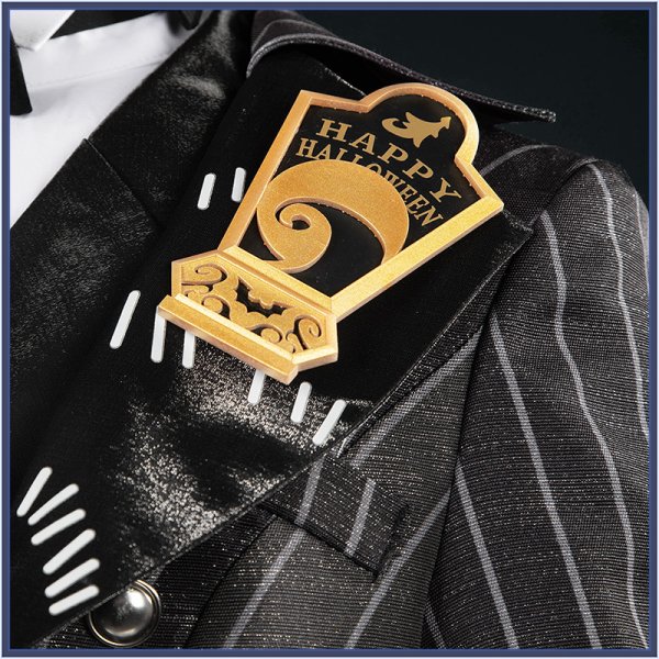 画像7: ツイステ風 「Lost in the Book〜始まりのハロウィーン〜」イデア コスプレ衣装 (7)