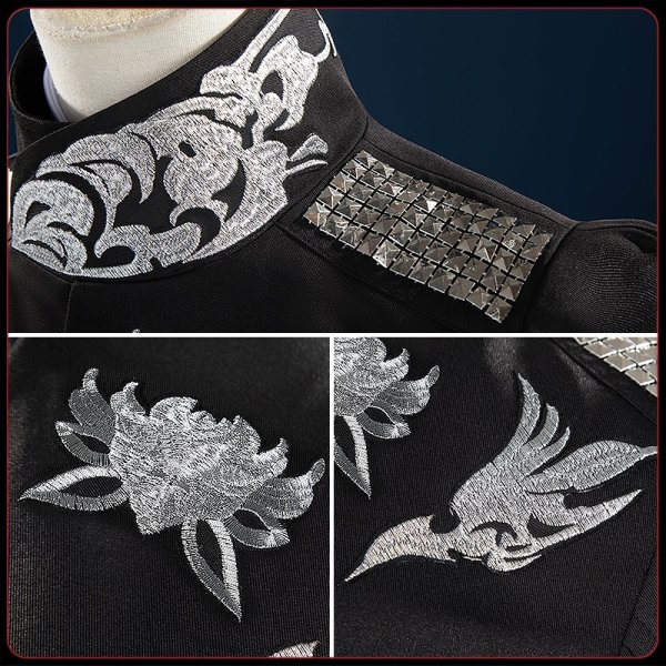 画像9: バーチャルYouTuber Vtuber 緑仙 新衣装 コスプレ衣装 (9)