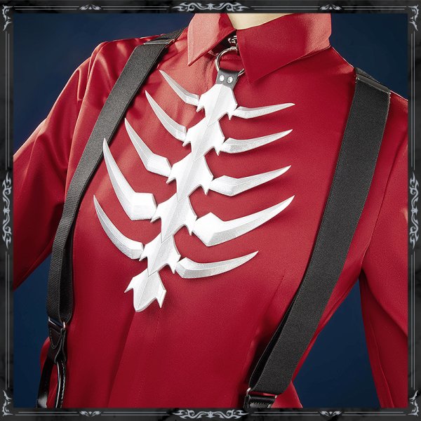 画像12: バーチャルYouTuber Vtuber 渡会ひばり 悪魔衣装 コスプレ衣装 翼と尻尾なし (12)