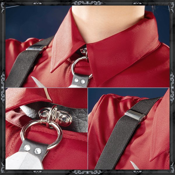 画像13: バーチャルYouTuber Vtuber 渡会ひばり 悪魔衣装 コスプレ衣装 翼と尻尾なし (13)