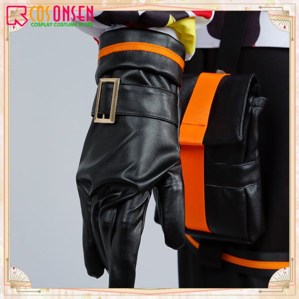 画像8: ツイステ風 オクタヴィネル寮 ビーンズ・カモ ジェイド・リーチ コスプレ衣装 (8)