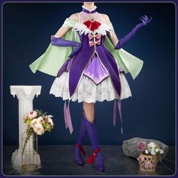 画像2: 魔法つかいプリキュア ダイヤスタイル  キュアマジカル  コスプレ衣装 (2)