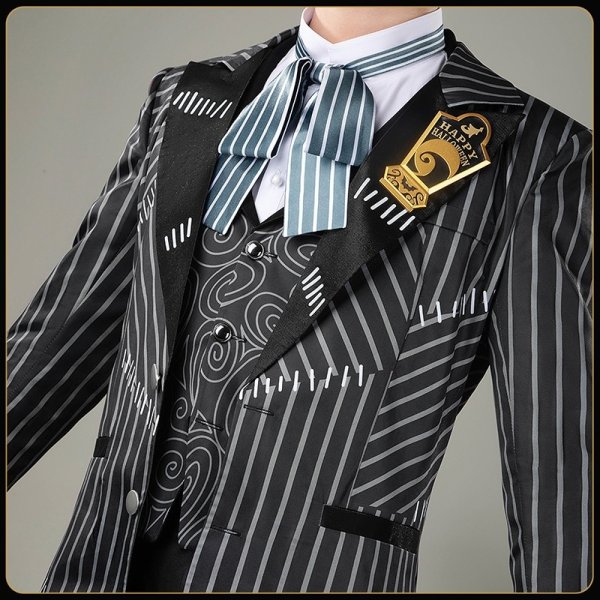 画像6: ツイステ風 「Lost in the Book〜始まりのハロウィーン〜」トレイ コスプレ衣装 (6)