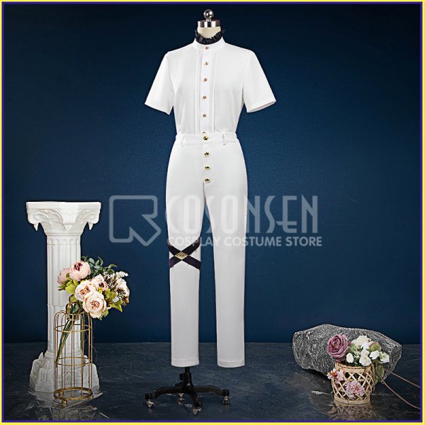 画像9: 【25%OFF】あんスタ風 渉 マヨイ ニキ 『クロススカウト・傾慕の華/享楽』コスプレ衣装 (9)