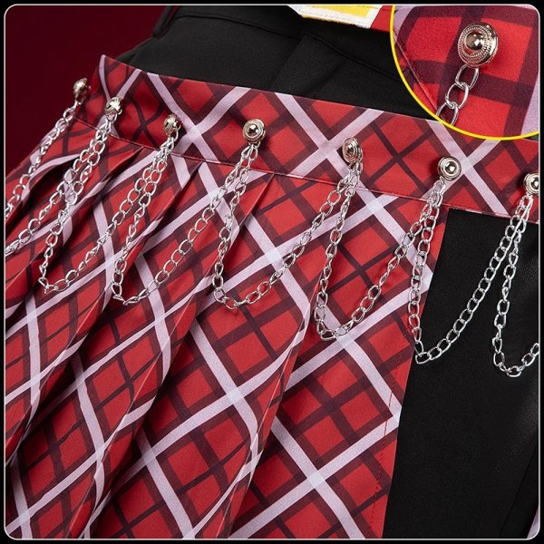 画像14: ツイステ風 夢の反逆者 リドル 新衣装 コスプレ衣装 (14)