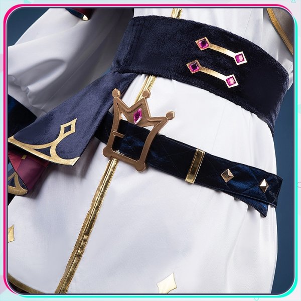 画像10: 【25%OFF】プロセカ 気高き争覇の騎士 夢の中でもお勉強 鳳えむ 騎士衣装 コスプレ衣装 (10)