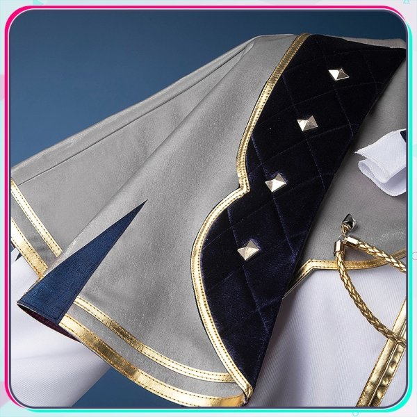 画像7: 【25%OFF】プロセカ 気高き争覇の騎士 夢の中でもお勉強 鳳えむ 騎士衣装 コスプレ衣装 (7)