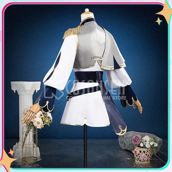 画像4: 【25%OFF】プロセカ 気高き争覇の騎士 夢の中でもお勉強 鳳えむ 騎士衣装 コスプレ衣装 (4)