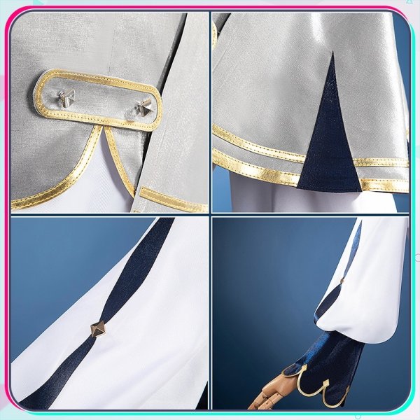 画像14: 【25%OFF】プロセカ 気高き争覇の騎士 夢の中でもお勉強 鳳えむ 騎士衣装 コスプレ衣装 (14)