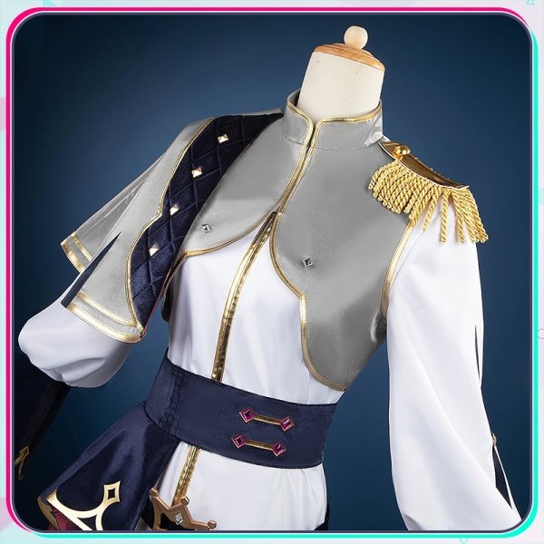 画像15: 【25%OFF】プロセカ 気高き争覇の騎士 夢の中でもお勉強 鳳えむ 騎士衣装 コスプレ衣装 (15)