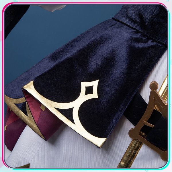 画像8: 【25%OFF】プロセカ 気高き争覇の騎士 夢の中でもお勉強 鳳えむ 騎士衣装 コスプレ衣装 (8)