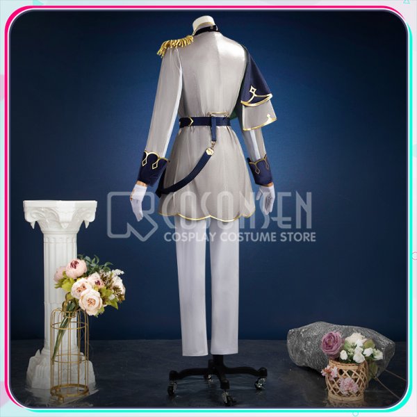 画像4: 【25%OFF】プロセカ 気高き争覇の騎士 KAITO 騎士衣装 コスプレ衣装 (4)