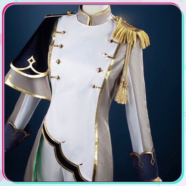 画像15: 【25%OFF】プロセカ 気高き争覇の騎士 KAITO 騎士衣装 コスプレ衣装 (15)