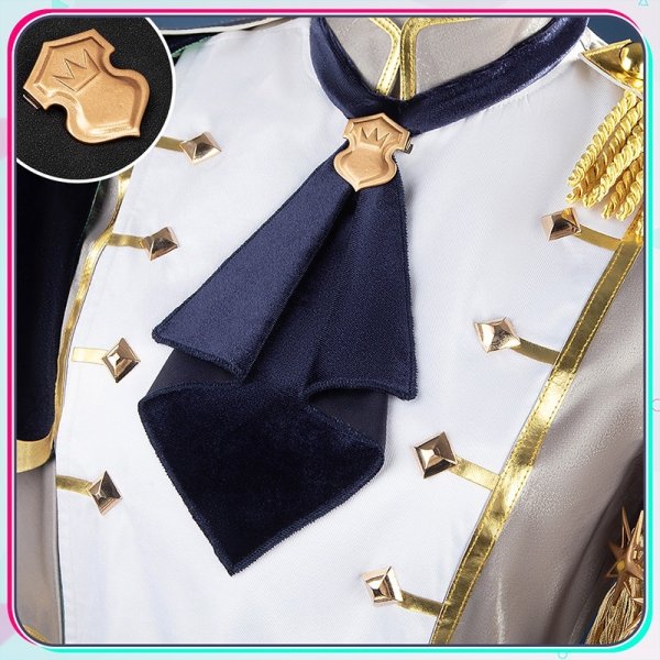 画像7: 【25%OFF】プロセカ 気高き争覇の騎士 KAITO 騎士衣装 コスプレ衣装 (7)