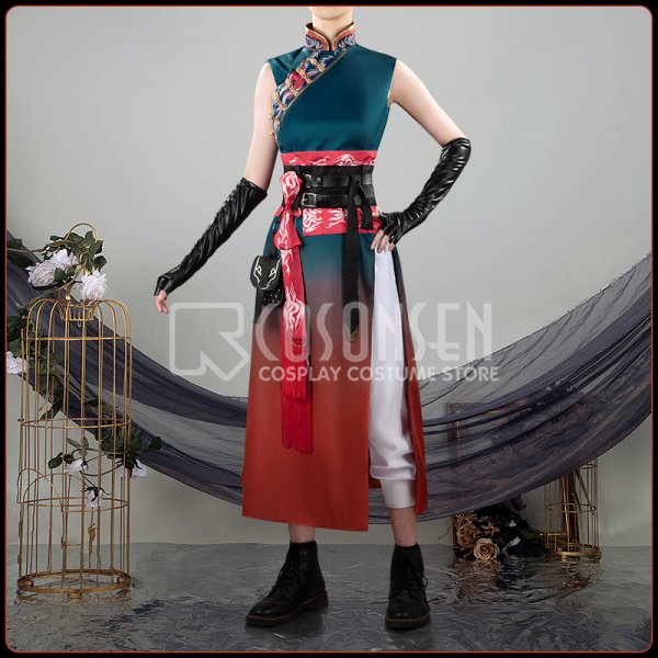 画像4: バーチャルYouTuber Vtuber 中華絵巻 セラフ 中華風衣装 コスプレ衣装 (4)