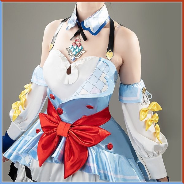 画像8: 【25%OFF】ウマ娘プリティーダービー ア一モンドアイ 勝負服 コスプレ衣装 (8)