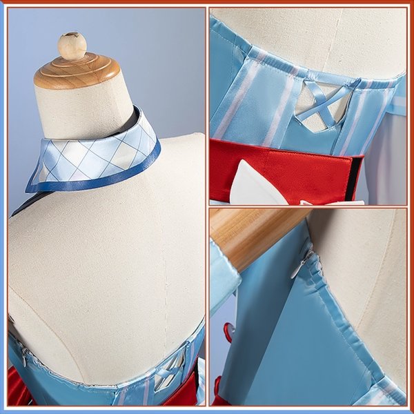 画像14: 【25%OFF】ウマ娘プリティーダービー ア一モンドアイ 勝負服 コスプレ衣装 (14)