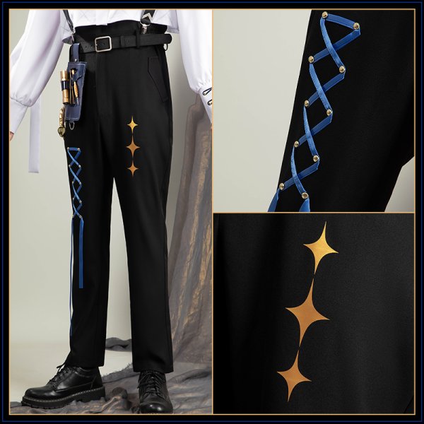 画像13: 【25%OFF】バーチャルYouTuber Vtuber ショウ 鑑定士のお洋服 新衣装 コスプレ衣装 (13)