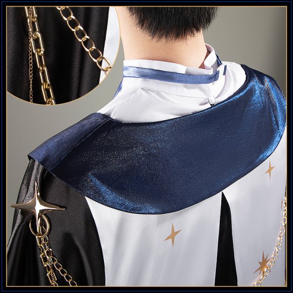 画像9: 【25%OFF】バーチャルYouTuber Vtuber ショウ 鑑定士のお洋服 新衣装 コスプレ衣装 (9)