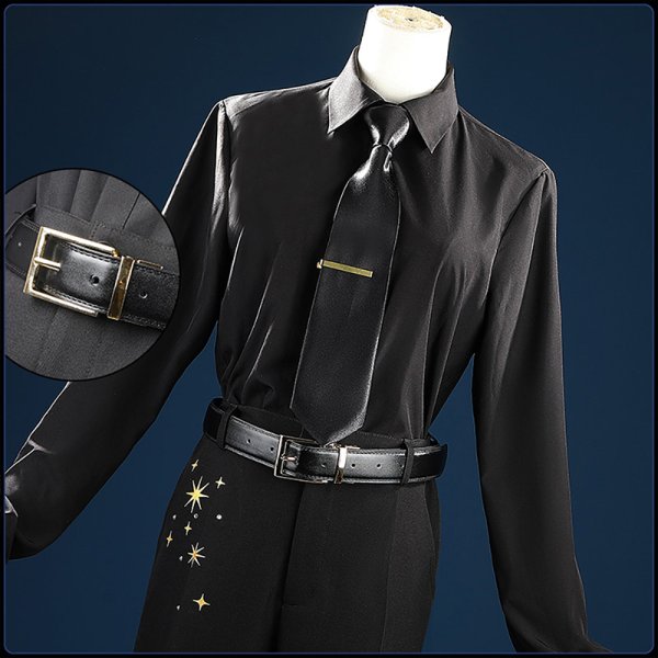 画像14: ツイステ風 5周年新衣装 エース / ケイト / デュース / トレイ / リドル コスプレ衣装（金属飾りパーツ ver.） (14)